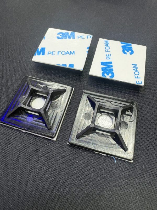 Self Adhesive Cable Mounts - PRO SERIES for Installers 3M Sticky Back