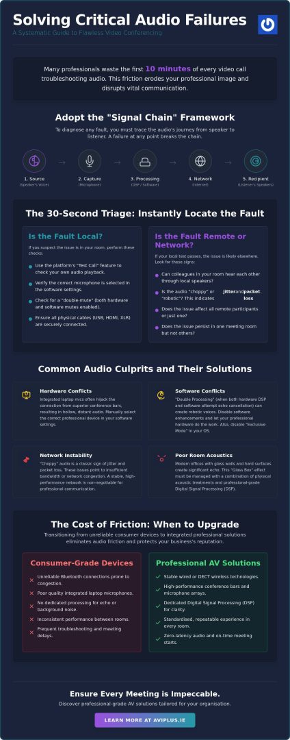 Troubleshooting Video Conferencing Audio Issues: A Professional Guide for Irish Businesses
